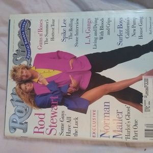 Rolling Stones Magazine- Rod Stewart